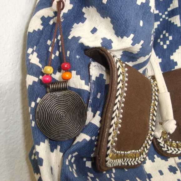 NEW! CATORI Sand N Sun Boho Southwest Embroidered Embellished Backpack main image 10